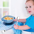Miniatyrbilde 5 av 5: 3 Sett/6 stk Babygaffel og -skje, Småbarnsbestikk i Rustfritt Stål, Babygaffelgave
