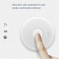 Miniatyrbillede 1 af 5: Tuya Wifi Kuldioxid og Røgalarm 2-i-1 Røgsensor Smart Life App Kontrol Brandalarm Sikkerhed