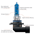 Miniatyrbilde 5 av 5: Halogen Bilfrontlys Pære H7 Cool Blue Ultra Hvit 5300K 12V 55W (2 stk)
