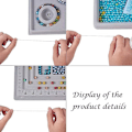 Miniatyrbilde 3 av 5: Perle Designbrett Armbånd Designbrett Flokket Perlebrett Matter Halskjede Perle Smykker Organizer