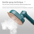 Miniatyrbillede 1 af 5: Mini Bærbart Strygejern Håndholdt Strygemaskine Husholdnings Håndholdt Strygemaskine Roterende Foldbart Strygejern EU STIK (Grøn)