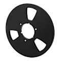 Miniatyrbilde 3 av 5: Tomt båndspolereplacement 10 tommer åpen spole opptakspole for Ampex Grand Master 456 lydspoler for 1/4 tommers bånd svart