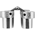 Miniatyrbillede 4 af 5: Usynlige hængsler, skjulte hængsler til møbelhardware foldedør, 2 stykker 118mm*28mm