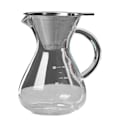 Miniatyrbillede 1 af 5: Glaskaffekande med filter, højtemperaturbestandig espressokande, graduerede skalaer, kaffeserver 600 ml