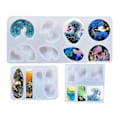 Miniatyrbilde 4 av 5: Øy Resin Former, 3 stk Hav Silikon Former for Resin Epoxy, Smykke Epoxy Former for Ørepynt, Henger