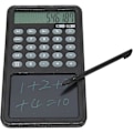 Miniatyrbillede 1 af 5: Lommeregner med notesblok, 12-cifret LCD-skærm videnskabelig lommeregner, bærbar bordlommeregner med memo-låsfunktion, til studerende og skoler