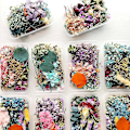 Miniatyrbillede 1 af 5: 1 Æske Ægte Tørrede Blomster Til DIY Kunst Håndværk Epoxy Harpiks Fremstilling NE Smykker T7Z4