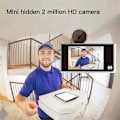 Miniatyrbillede 4 af 5: 3,5 tommer dørklokke kighulsvisning Digitalt dørkamera 120 LCD 2 millioner HD-pixels Katteøje dørklokke Udendørs monitor