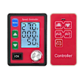 Miniatyrbild 4 av 5: 12V Spänningsregulator PWM DC-motorhastighetsregulator PWM 12V 24V 48V Spänning Amp Display Fjärrkontroll