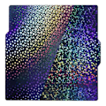 Miniatyrbillede 1 af 5: Rainbow Circles+Kalejdoskop PEK Teksturerede Plade til X1/X1C/X1E/P1P/P1S/A1, Fleksibel PEK Byggeplade
