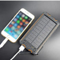 Miniatyrbillede 5 af 5: Solcelle Powerbank/Oplader - 10.000 mAh Sort