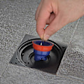 Miniatyrbild 1 av 2: Golvbrunnsplugg för dusch, anti-backflöde, anti-lukt, snabb dräneringsventil, 3,5 * 5,3 cm