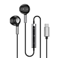 Miniatyrbild 1 av 5: USB-C Hörlurar, In-Ear Headset med Mikrofon och Volymkontroll, Typ C Hörlurar kompatibla med