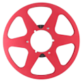 Miniatyrbillede 1 af 5: 1/4 10,5 tommer Tomt Båndspole Aluminium Legering 6 Hull Universal Åbning Maskindel Tomt Optagelsesspole til REVOX Studer Red