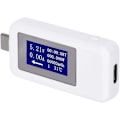 Miniatyrbillede 2 af 2: USB Type-C Tester Multifunktionel Bidirektionel Strøm Spænding DC Digital Voltmeter (Hvid)
