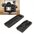 Miniatyrbild 4 av 5: L-formad Snabbkopplingsplatta Vertikal Horisontell Växling Aluminiumlegering Kamera Snabbkopplingsplatta för 80D 5D D800