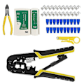 Miniatyrbilde 2 av 3: RJ45 Krympeverktøysett for Cat5 Cat5e Cat6 Modulære Pluggkontakter, RJ-11, 6p/RJ-12, 8p/RJ-45 Nettverk
