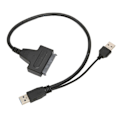 Miniatyrbild 4 av 5: USB 3.0 till SATA-adapterkabel 5 Gbps överföring LED-indikator automatisk viloläge SATA III hårddiskanslutning