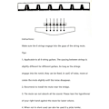 Miniatyrbilde 3 av 5: Guitar Bass String Mute Dempingspute Neoprene Skumstripe Støyreduserer Lyddemper Passer for Elektrisk Tre Akustisk Gitar Bass Musikk Instrumenter Tilbehør