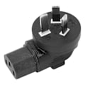 Miniatyrbillede 3 af 5: 4 stk. AU-stik til IEC320 C13 Strømadapter 10A 250V 2500W Plug and Play Computer Strømadapter AU-stik 100-250V