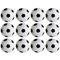 Miniatyrbillede 1 af 3: Bordfodbold Bordfodbold Udskiftning Mini Sort og Hvid Fodbold - Sæt af 12