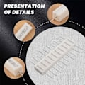 Miniatyrbilde 5 av 5: 10 stk. Trådviklet Keramisk Cementmotstand 100 Ohm 5W Watt 5%