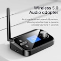 Miniatyrbild 3 av 5: Bluetooth-sändare/mottagare 6-i-1 med AptX HD