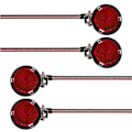 Miniatyrbilde 2 av 5: LED Lys Frontlykter Spotlight for -4 TRX6 Axial SCX10 SCX24 1/10 1/24 RC Bil Lastebil Dekorasjonsdeler 4LED C