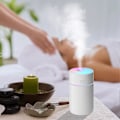 Miniatyrbillede 1 af 5: Kreativ Duftlys Aroma Diffuser USB Desktop Atmosfærisk Lys Hjem Luftfugter