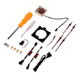 Miniatyrbild 2 av 5: Fläkt 3D-utskriftsfäste Kit Effektiv Värmeavledning Spelkonsol Kylfläktfäste Kit för Gamecube Noctua Svart