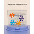 Miniatyrbilde 10 av 10: 220 stk. Plommeblomst byggeklosser er egnet for 3-6 år gamle puslespill tidlig utdanning byggekloss leker 220PCS