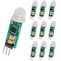 Miniatyrbild 3 av 5: 10 st -sr505 Justera Ir Pyroelektrisk Infraröd Mini Pir Modul Rörelse Sensor Detektor Modul För