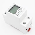 Miniatyrbilde 2 av 3: Digitalt strømforbruksmåler 220v 5(80) A Digital 1-faset DIN-skinne energimåler