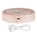 Miniatyrbilde 1 av 5: Roterende LED-Stativ for Krystaller, Lysbase med 8 Lysmoduser, Sockel (Tre-Farge)