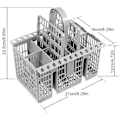 Miniatyrbild 1 av 4: Diskmaskins Korg för Bestick för Ariston Hotpoint Indesit Strong Pl