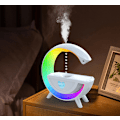 Miniatyrbilde 5 av 5: Multifunksjonell anti-gravitasjons luftfukter Bluetooth-høyttaler atmosfærelys