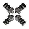 Miniatyrbilde 3 av 5: For herdet stål dyser V6 dyse for 1,75 mm V6 Hotend Aero Extruder Prusa I3 Mk3 3D-skriver 0,6 mm 5 stk