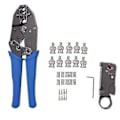 Miniatyrbilde 2 av 5: 1 sett Koaksial RF/BNC-klemmetang for RG58 / RG59 / RG6 med 10 stk BNC-pluggklemmesett