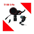 Miniatyrbilde 2 av 5: TF-100 Display Dashbord 5Pin+3PIN Tenninglåsknapp Scooter Skateboard Hastighetsmåler for Elektrisk Scooter