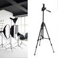 Miniatyrbild 4 av 5: 55 tum Bärbar Tripod Vikbart Stabilt 1/4 Skruv Kameragolvstativ för Telefonprojektor