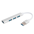 Miniatyrbild 1 av 5: USB3.0 Hub 4 Port Aluminium Legering Adapter Konverter UltraHög Hastighet Splitter Tillbehör