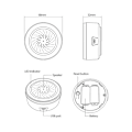 Miniatyrbild 4 av 5: ZigBee NEO 90DB Ljud- och Ljussensor Tuya Smart Life Inbyggd Sirenlarmsensor