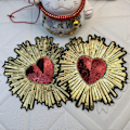 Miniatyrbilde 5 av 5: Broderte blomsterlapper med gradientmønster, hudvennlig stoff, DIY-sylapper, stryke-på-lapper