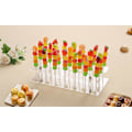 Miniatyrbilde 3 av 5: Kakepop-Stativ, 21 Hull Lollipop Display Stativ, Akryl Klar Kakepop Display Holder, Cakepopsical Stativ for Bryllup, Babyshower