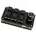 Miniatyrbild 5 av 5: 6-knappars Mini-tangentbord med ratt USB DIY Programmerbart tangentbord OSU Speltangentbord för spel och kontor