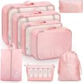 (pow yeah!) 8 st Organizer Set Bagage Resväska Förvaringsväskor Packnings Resekuber Gåvor