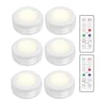 LED Spotlights Set – 6 stylish lamps with 2 practical remote controls 259