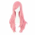 （pow yeah！）70 cm Lång Lockig Hårförlängning Kostym Cosplay Peruk (Rosa)