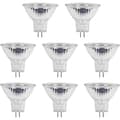 MR11 12V 20W GU4 Halogenlampor, Varmvit 2700K, Dimbar Spotlight 8-Pack