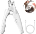 Pet Nail Clippers with LED Light for Dogs & Cats, Rechargeable